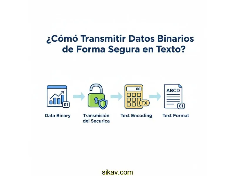 ¿Cómo Transmitir Datos Binarios de Forma Segura en Texto?