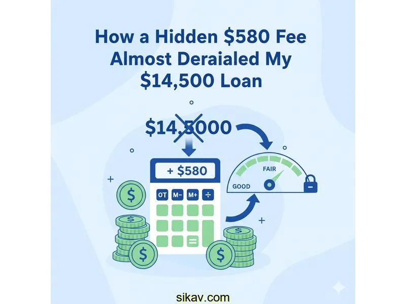 How A Hidden 580 Fee Almost Derailed My 14 500 Loan