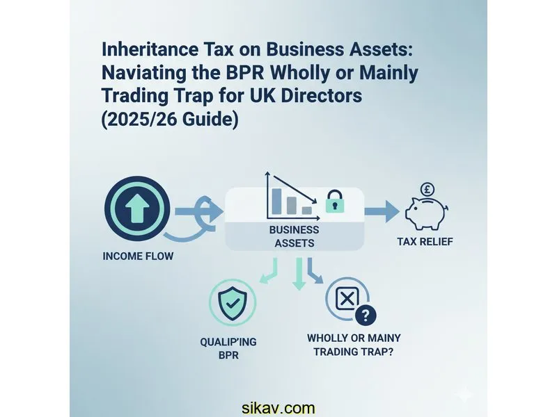 Inheritance Tax on Business Assets: Navigating the BPR 'Wholly or Mainly Trading' Trap for UK Directors (2025/26 Guide)