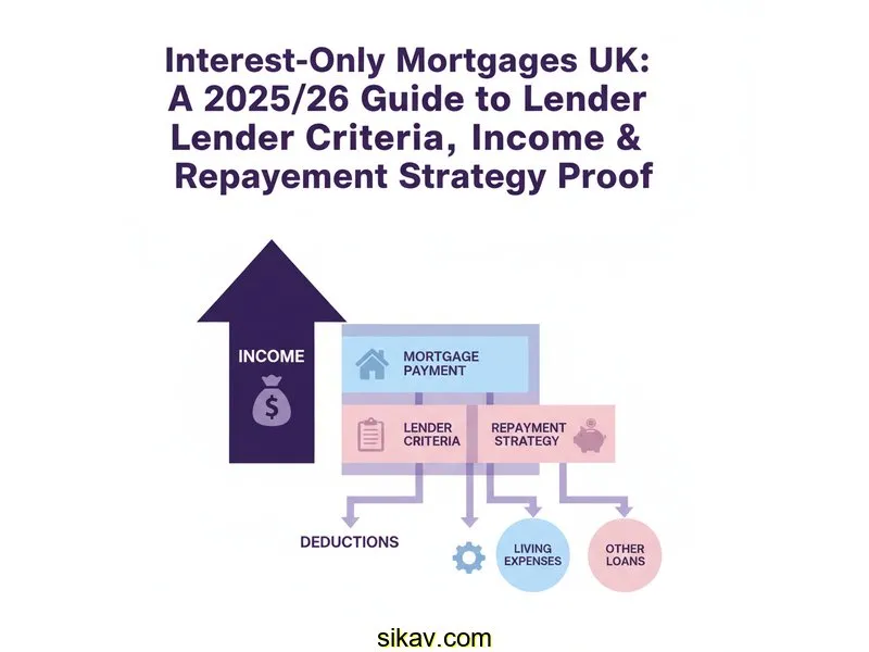 Interest-Only Mortgages UK: A 2025/26 Guide to Lender Criteria, Income \& Repayment Strategy Proof