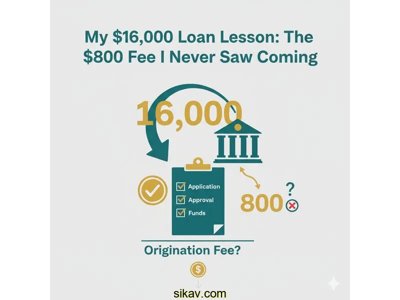My 16 000 Loan Lesson The 800 Fee I Never Saw Coming
