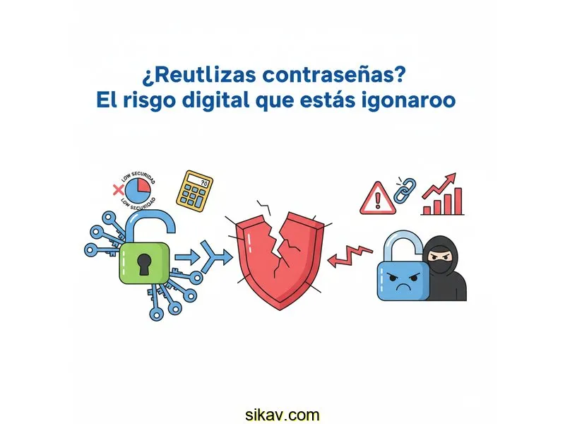 ¿Reutilizas contraseñas? El riesgo digital que estás ignorando