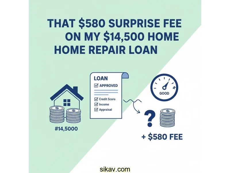 That 580 Surprise Fee On My 14 500 Home Repair Loan