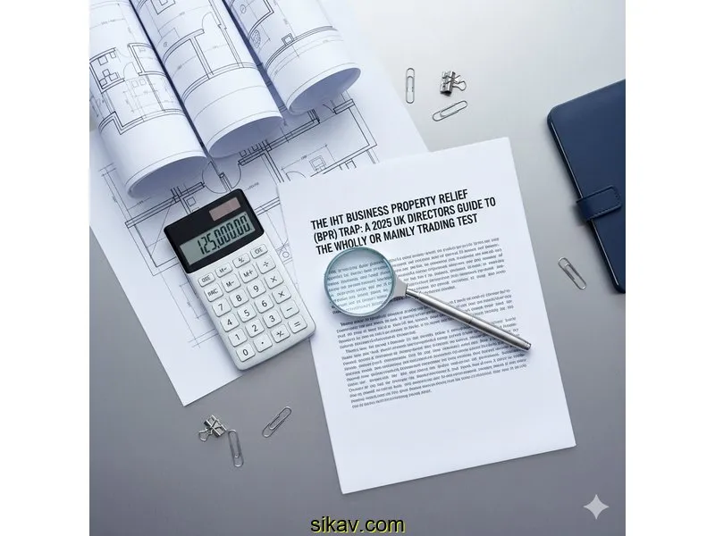 Ilustración para la guía de The IHT Business Property Relief (BPR) Trap: A 2025 UK Director's Guide to the 
