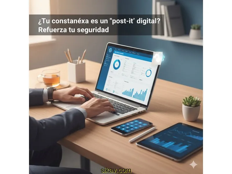 Ilustración para la guía de ¿Tu contraseña es un 'post-it' digital? Refuerza tu seguridad