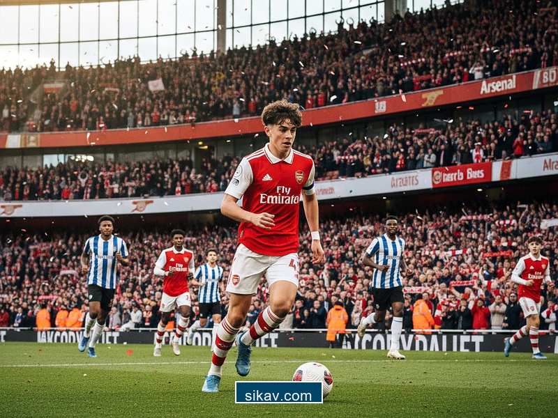 Who is Arsenal's teenage debutant Salmon?