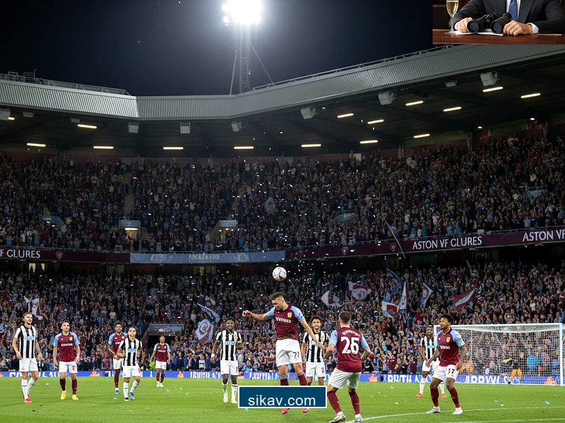 Eight-time Wimbledon champion with £820million net worth spotted at Aston Villa’s Europa League clash