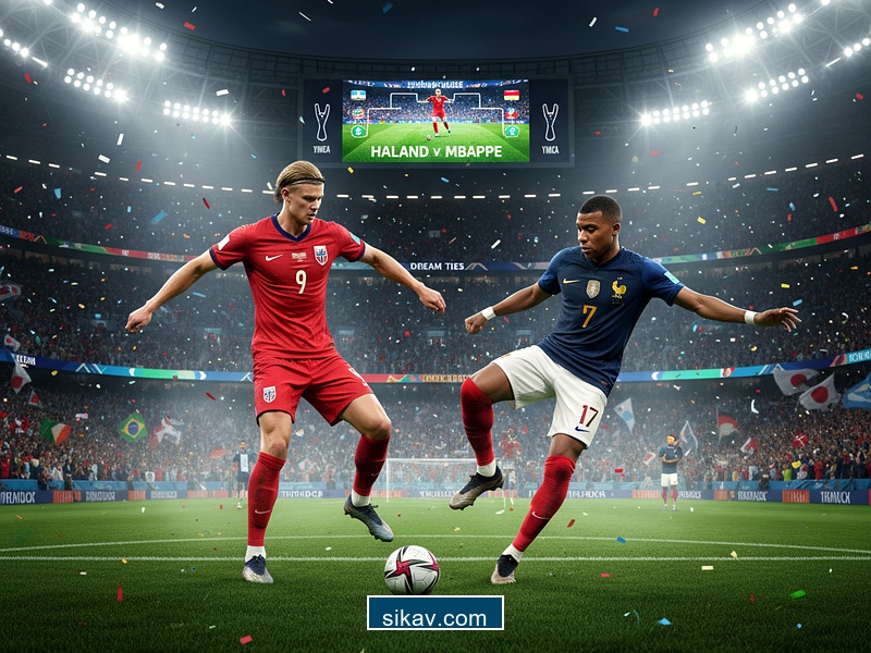 Haaland v Mbappe, dream ties and YMCA - the best of the World Cup draw