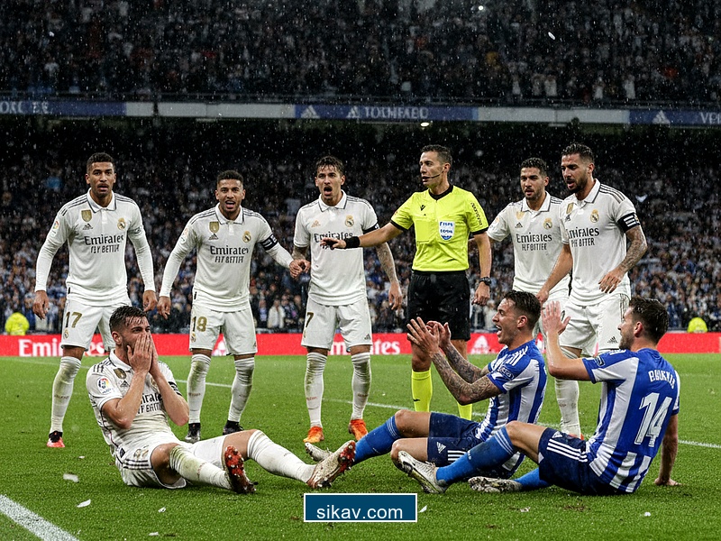 Nine-man Real Madrid implode in home defeat to Celta Vigo