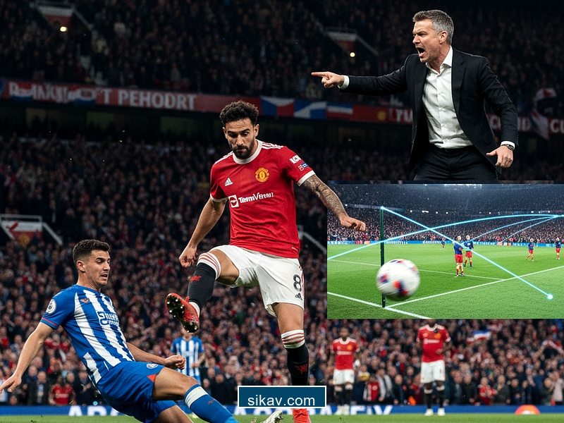 Michael Owen hits out at Man Utd captain Bruno Fernandes after forcing 'poor decision'