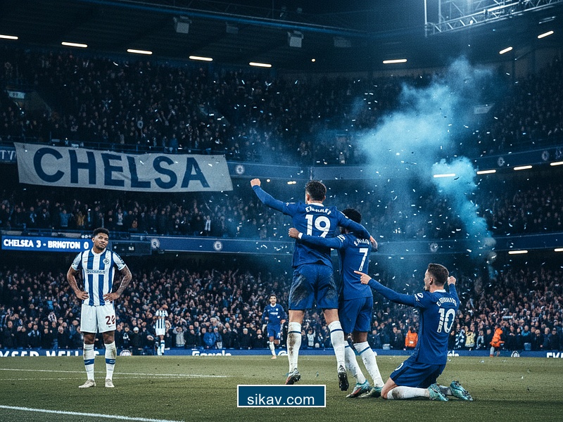 Chelsea back to winning ways with dominant win over Brighton