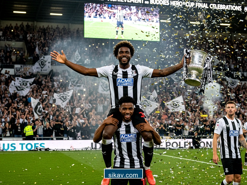 Ayunga hails 'once-in-a-lifetime' achievement as Buddies goal hero soaks up cup final celebrations