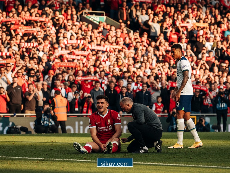 Liverpool’s Dominik Szoboszlai hoping to be fit for Tottenham game after sustaining ankle injury